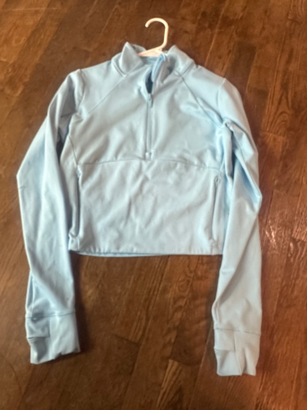 Light Blue Quarter-Zip Performance Pullover